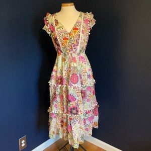 J Crew Pom-pom dress in Ratti Retro Floral
